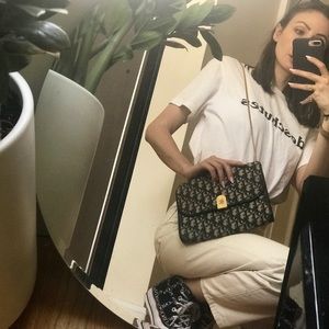 Vintage Dior Monogram chain bag